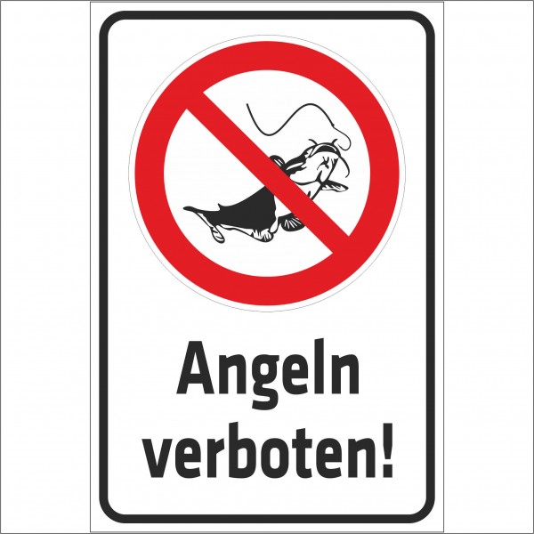 Schild - Angeln verboten