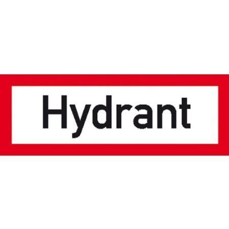 Hinweisschild für den Brandschutz Hydrant - 29,70x10,50cm