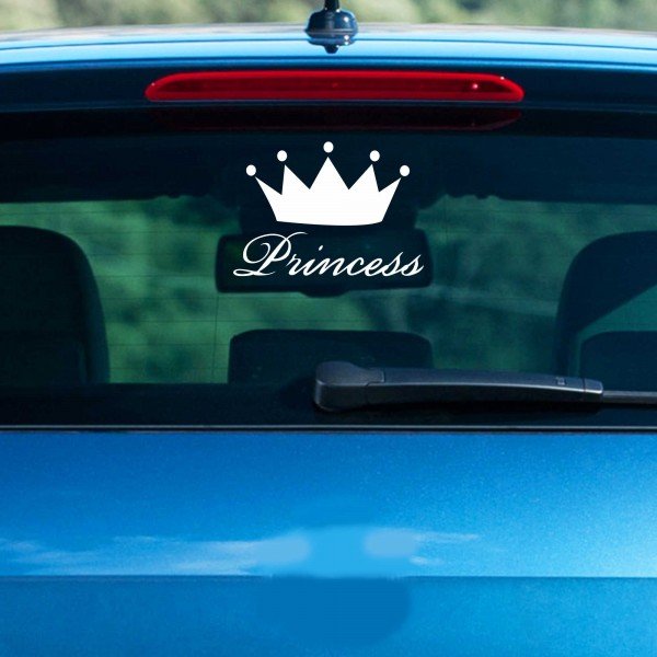 Princess - 170X120 mm - Aufkleber - Autoaufkleber