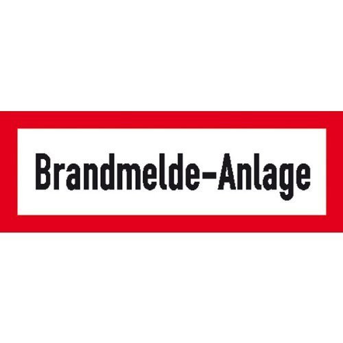 Brandmelde-Anlage - 29,70x10,50cm DE108