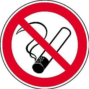 Rauchen verboten Verbotsschild - 20cm DE624