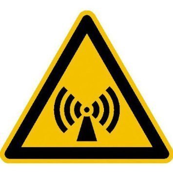 Warnung vor elektromagnetischem Feld - 31,5cm DE932