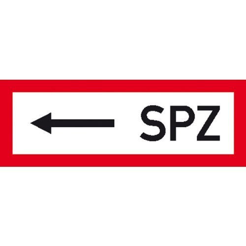 Hinweisschild für den Brandschutz <--- SPZ - 29,70x10,50cm DE179