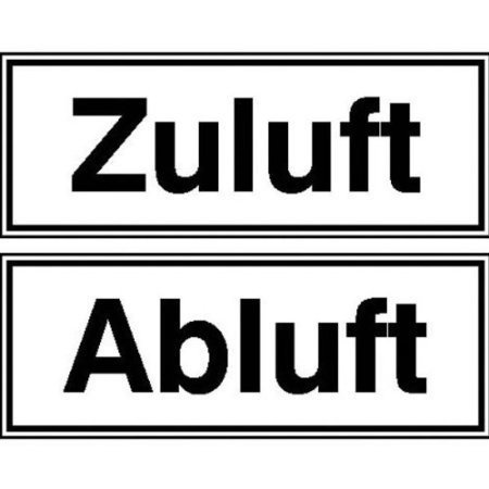 Zuluft/Abluft- 8x3cm DE449